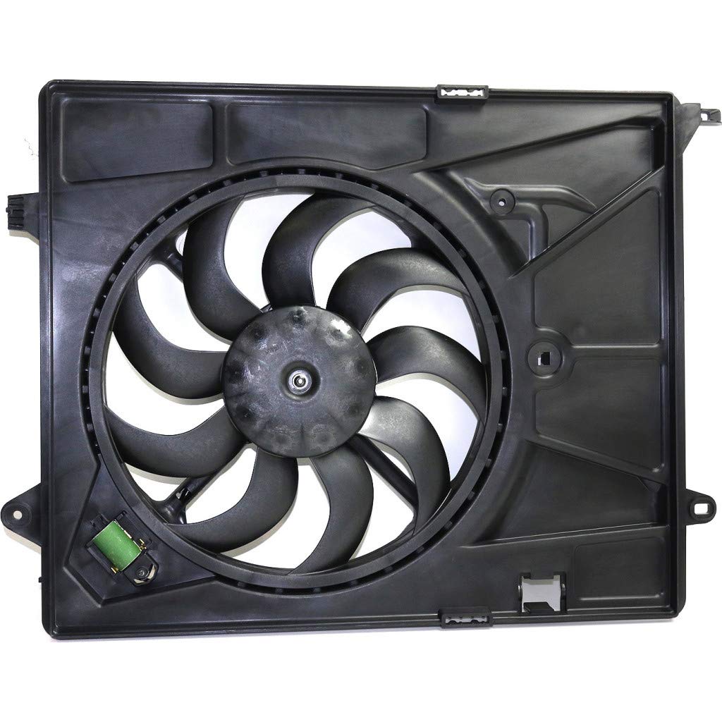 Chevy Trax Radiator Fan Replacement 2015-2019 - Single Fan GM3115270 95392642 - Perfect for Engine Cooling & Overheating Prevention