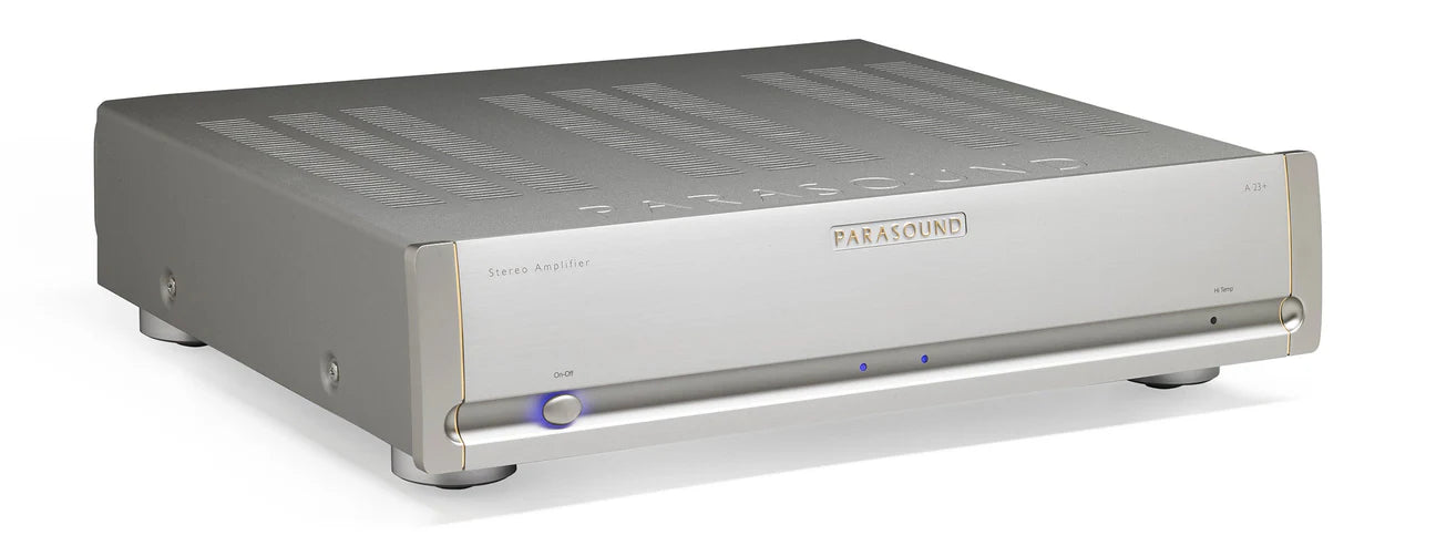 Parasound HALO A23+ Stereo Power Amplifier - High-Performance Audio for Home Theater & Music Listening