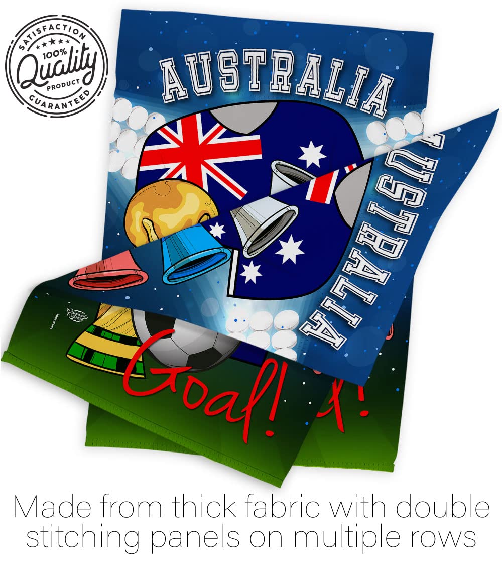 Australia World Cup Flag - Indoor Outdoor Soccer Decor for Fans