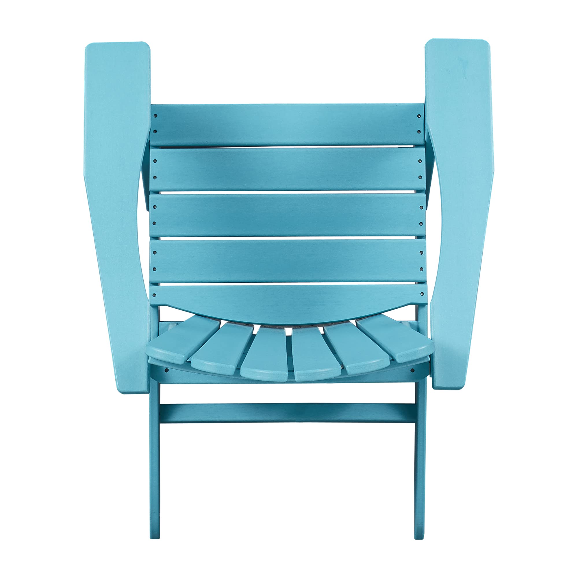 Premium Weather-Resistant Adirondack Chair - Heavy Duty Outdoor Patio Furniture for Yard, Deck, Garden, Porch & Backyard - Comfortable Lawn Seating (Blue, Set of 1) - Perfect for Relaxing, Sunbathing & Outdoor Gatherings
