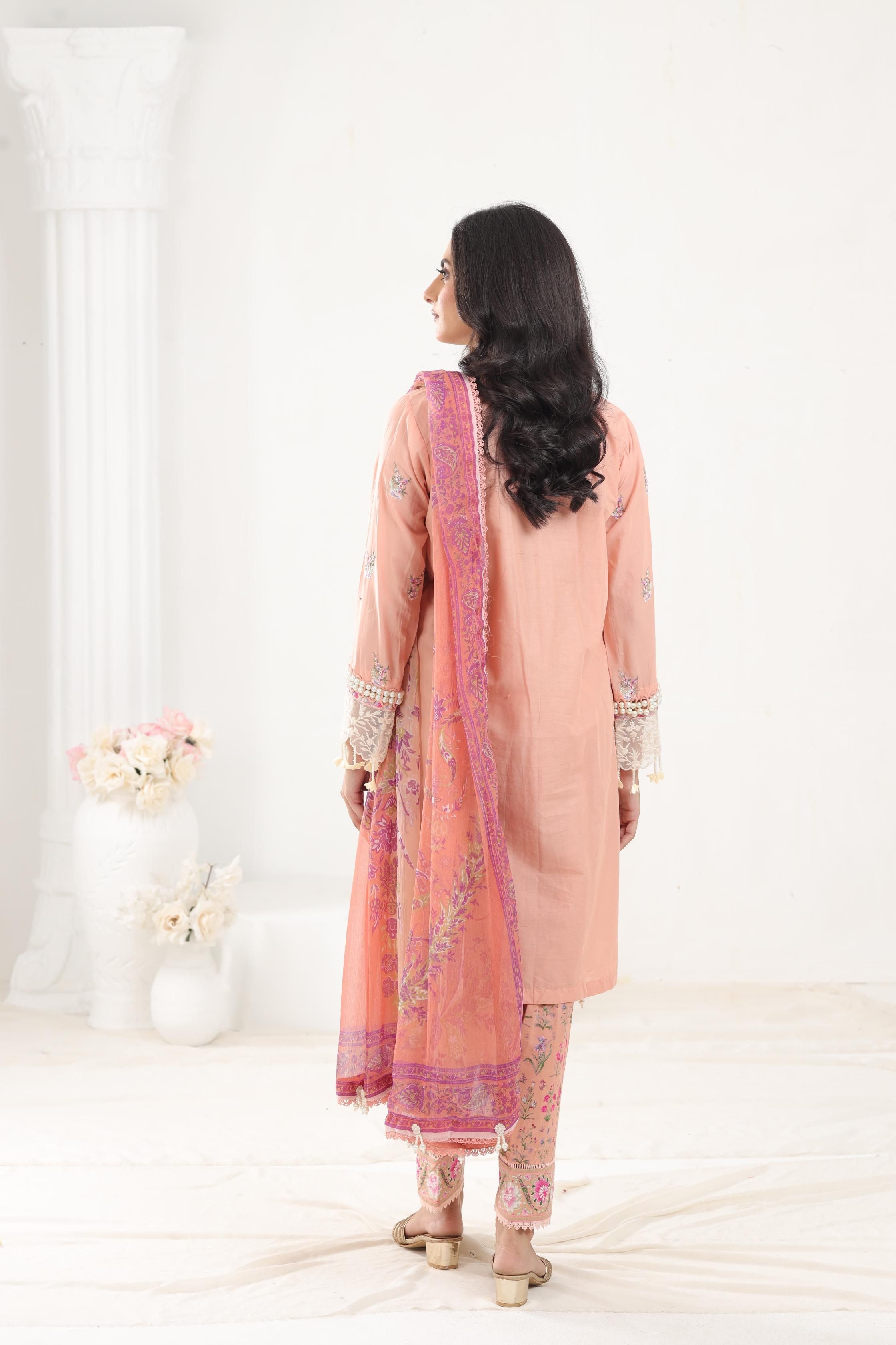 Sana Safinaz Muzlin Volume 2 Embroidered Formal Dress - Elegant Stitched Pakistani Designer Outfit for Weddings & Special Occasions