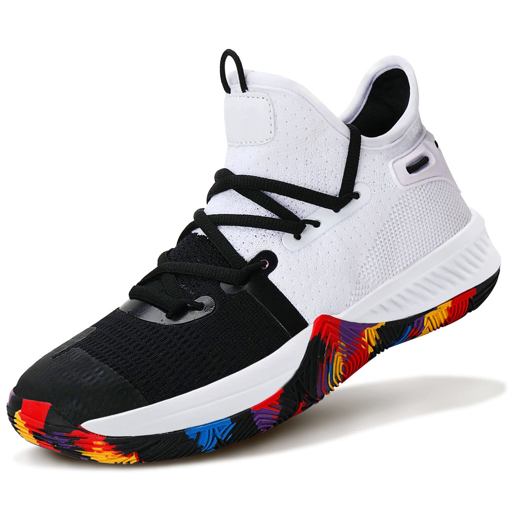 **ASHION Men's Basketball Shoes with Arch Support - Anti-Slip, Breathable High-Top Sneakers for Running, Walking & Tennis - Comfortable Sports Shoes for Gym, Training & Outdoor Activities**