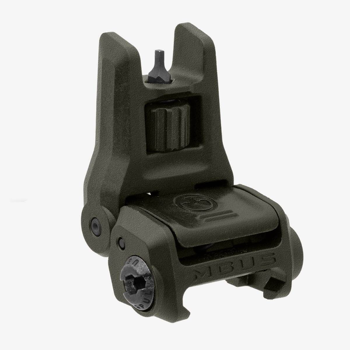 Magpul MBUS 3 Flip-Up Backup Iron Sights - Polymer Front & Rear Sights for AR-15, M4, M16 Rifles | Perfect for Tactical Shooting, Hunting & Range Practice