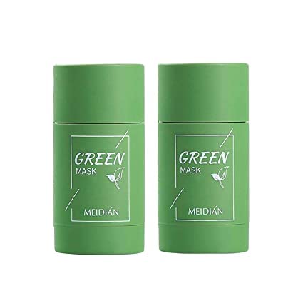 NH Fashion Hub Green Tea Face Mask Stick (Pack of 1) - Natural Brightening Treatment for Men & Women, All Skin Types - Perfect for Daily Skincare & Spa Nights