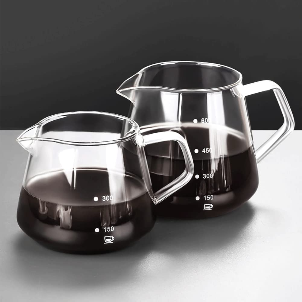 Premium Glass Pour Over Coffee Maker Set - 10oz/300ml Carafe with Dripper & Filter for Home & Office | Perfect for Single-Serve Brewing, Specialty Coffee Lovers & Gifts