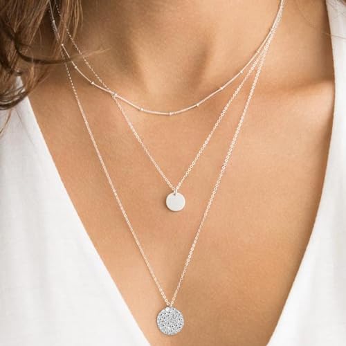 3 Layer Coin Necklace