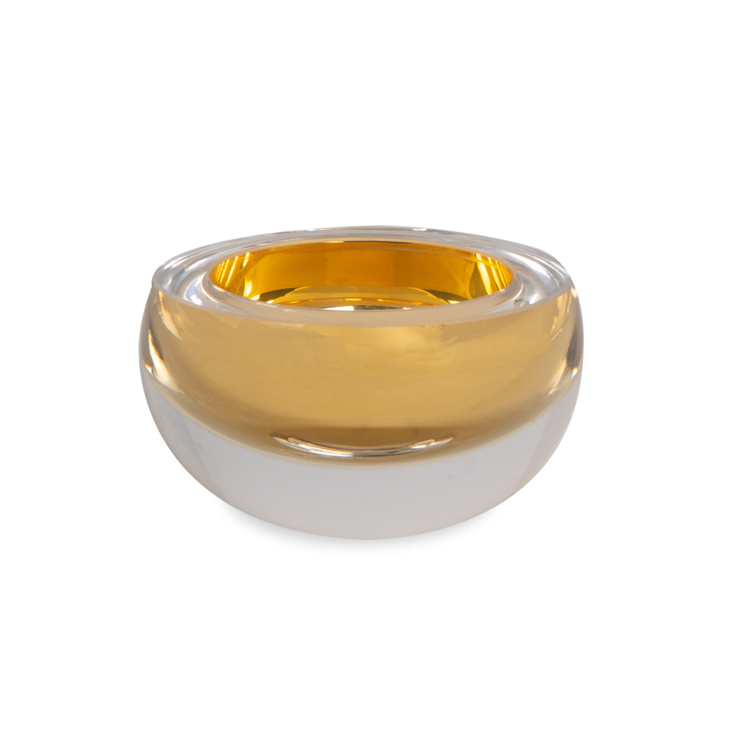 Premium Gold Host Bowl - Elegant Serving Bowl for Parties, Dining & Entertaining | Perfect for Salads, Snacks & Appetizers