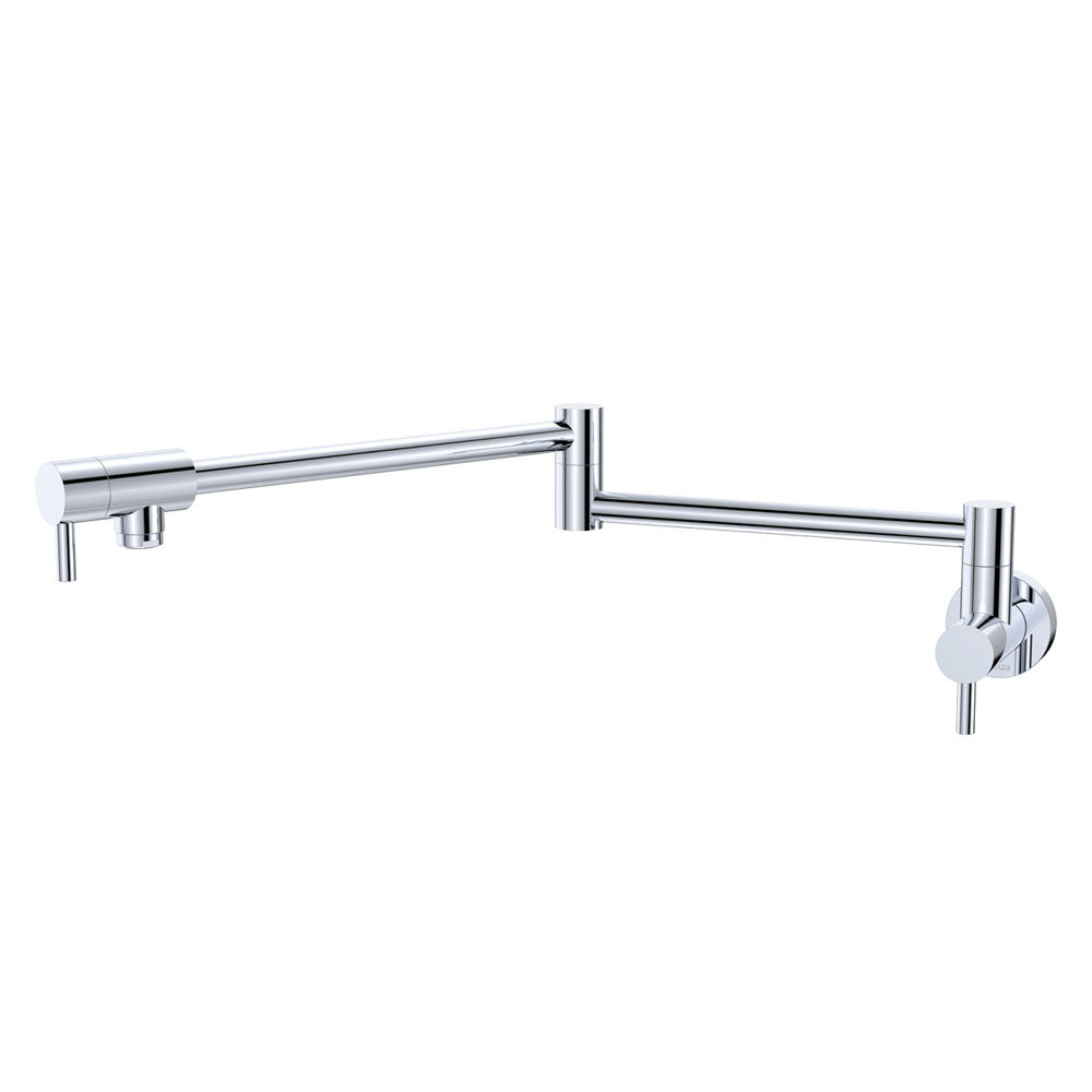 Fienza 228120 Kaya Chrome Pot Filler Faucet - High Arc Kitchen Sink Faucet for Easy Pot Filling, Ideal for Home Cooks & Professional Chefs (Perfect for Soup Pots, Pasta Cookers & Large Cooking Vessels)