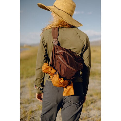 Peak Design Outdoor Sling 7L Eclipse - Waterproof Camera Bag for Travel & Hiking | Compact Crossbody Backpack for DSLR, Mirrorless & Everyday Essentials