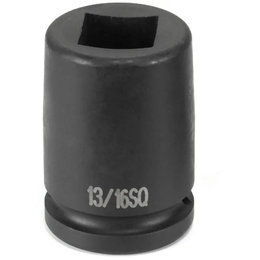 GP 1 Drive Standard Square Socket (4 Point) - Durable Impact Socket for Automotive Repair, Machinery Maintenance & DIY Projects