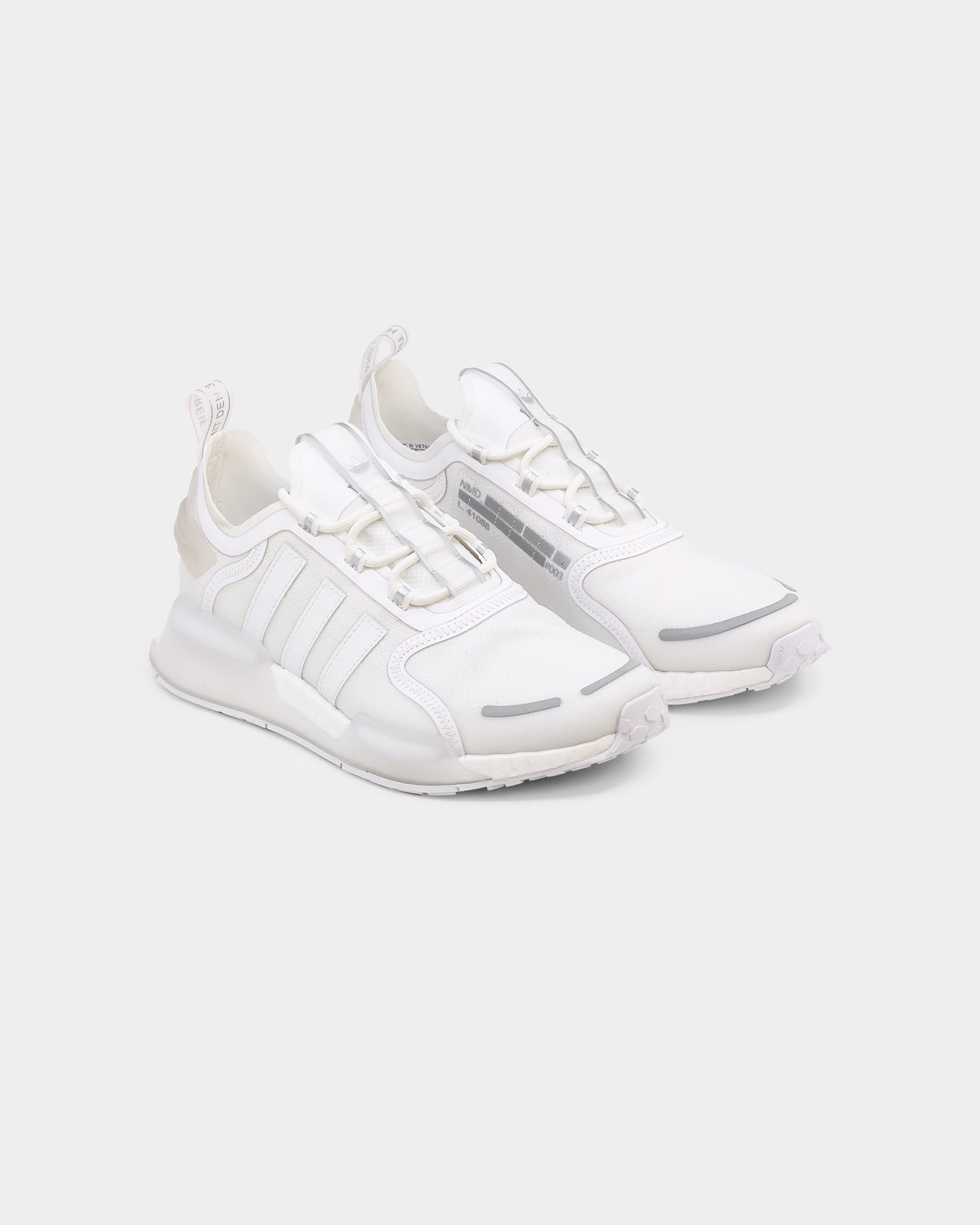 Adidas Women's NMD_V3 Running Shoes - White & Grey Sneakers for Women | Comfortable Athletic Shoes for Jogging, Gym & Casual Wear