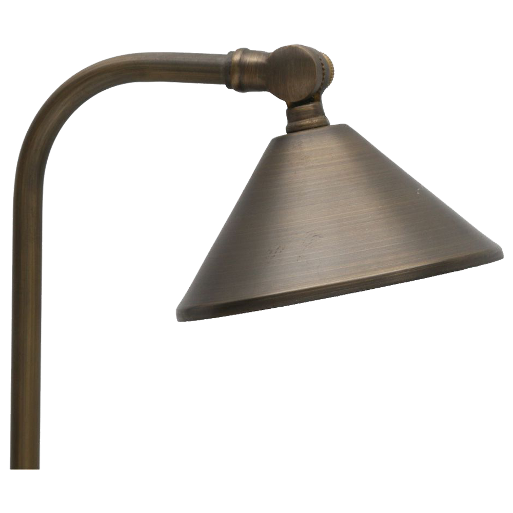 PLB05 LED Low Voltage Landscape Brass Pathway Light - Durable Outdoor Lighting for Gardens, Walkways, and Driveways