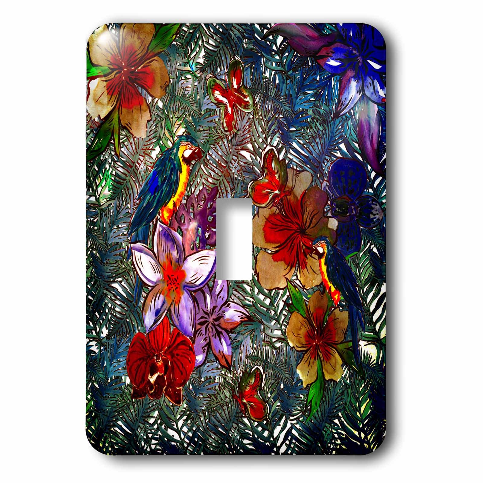 3D Rose Light Switch Cover - Decorative for Home & Office