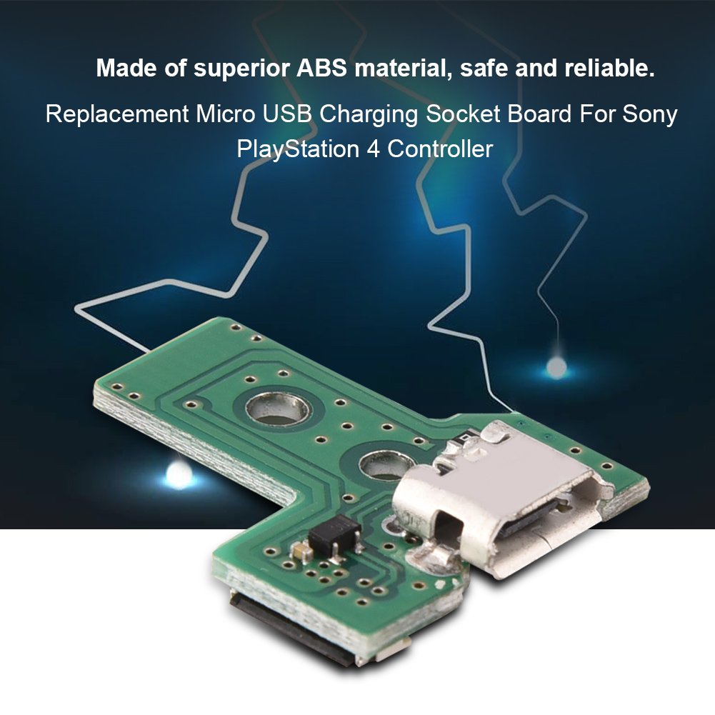 Replacement Micro USB Charging Port for 4th Gen Game Controller - Compatible with Multiple Gaming Consoles - Perfect for Controller Repairs & DIY Fixes