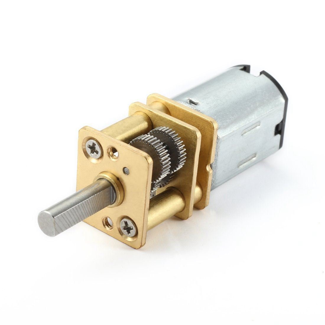 12V 100RPM Micro Gear Reduction Motor with 2 Terminals - Mini DC Gearbox for RC Cars, Robotics, DIY Engine Toys | Perfect for Model Cars, Robot Kits & STEM Projects