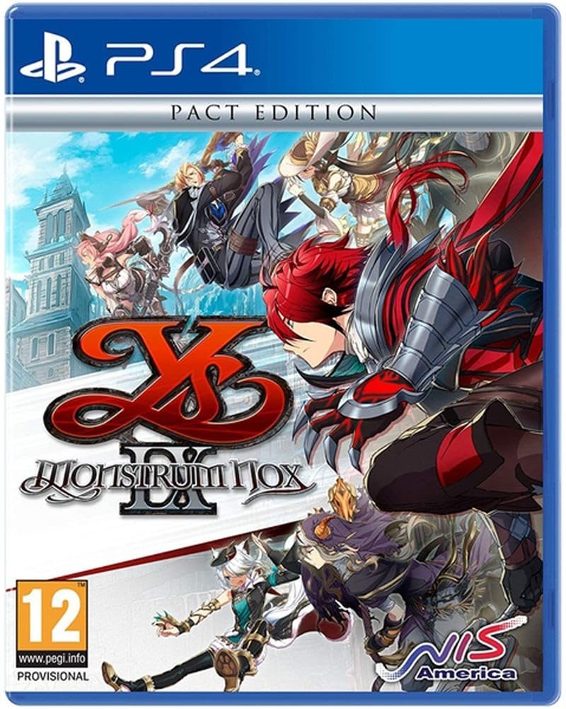 Ys IX: Monstrum Nox - Pact Edition for PS4 | Action RPG Adventure Game | Perfect for Fantasy Gaming Enthusiasts & Anime Fans