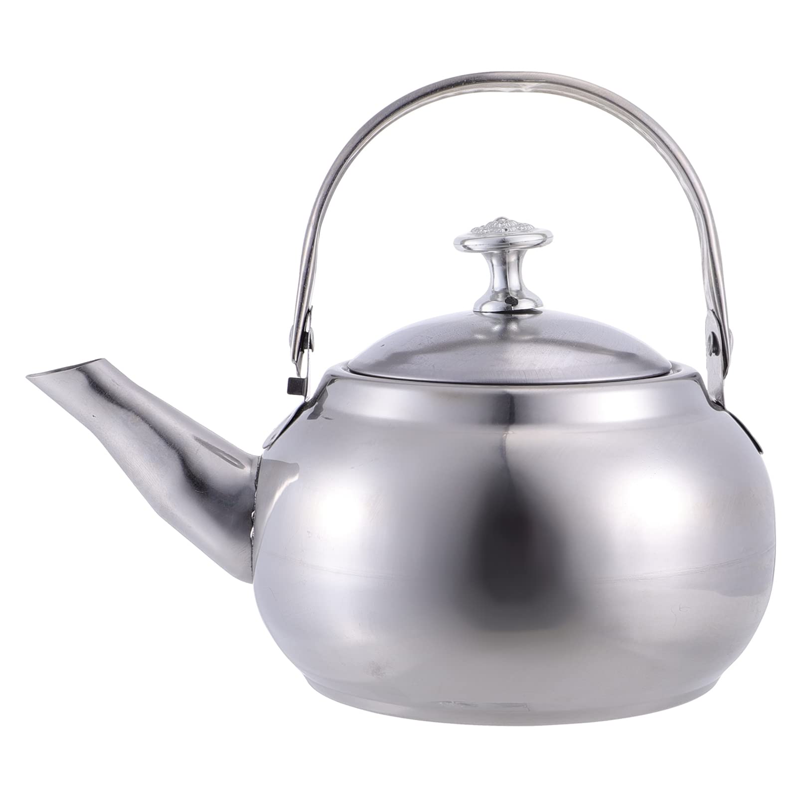 Premium Stainless Steel Whistling Tea Kettle - 2.5QT Stovetop Water Boiling Pot with Loud Whistle, Flat Bottom Design for Gas & Induction Cooktops - Perfect for Home, Office & Camping Tea Brewing