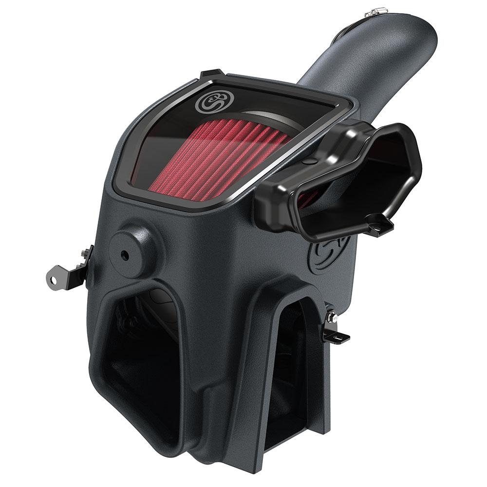 S&B Cold Air Intake Kit for 2020-2024 Ford Powerstroke 6.7L Diesel - Improved Performance & Fuel Efficiency for Towing & Off-Road Adventures