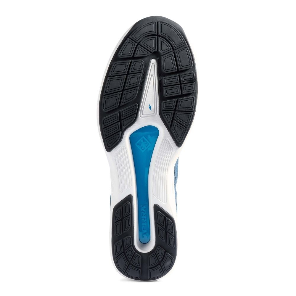 Unisex Composite Toe Athletic Safety Shoes - Lightweight Work Shoes with Slip Resistance & Electrical Hazard Protection - Blue (SD+ TR0A4NS2IE0) - Perfect for Construction, Warehouse & Industrial Work Environments