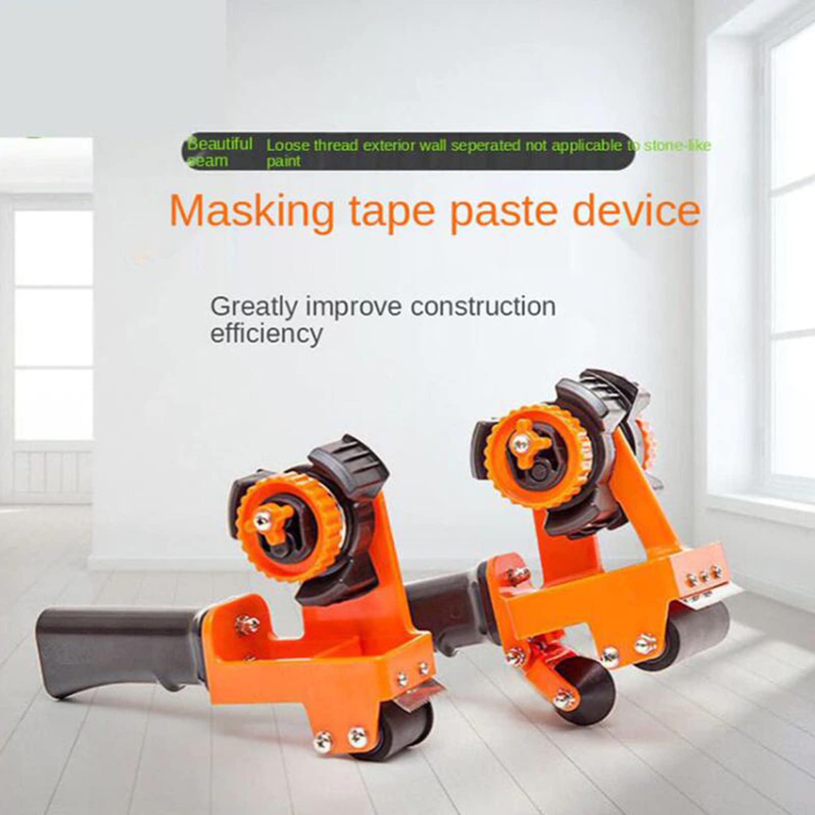 Professional Masking Tape Dispenser - Heavy Duty Painters Tape Applicator & Holder for Painting, DIY Projects, Home Renovation - Perfect for Wall Painting, Crafting, and Workshop Use