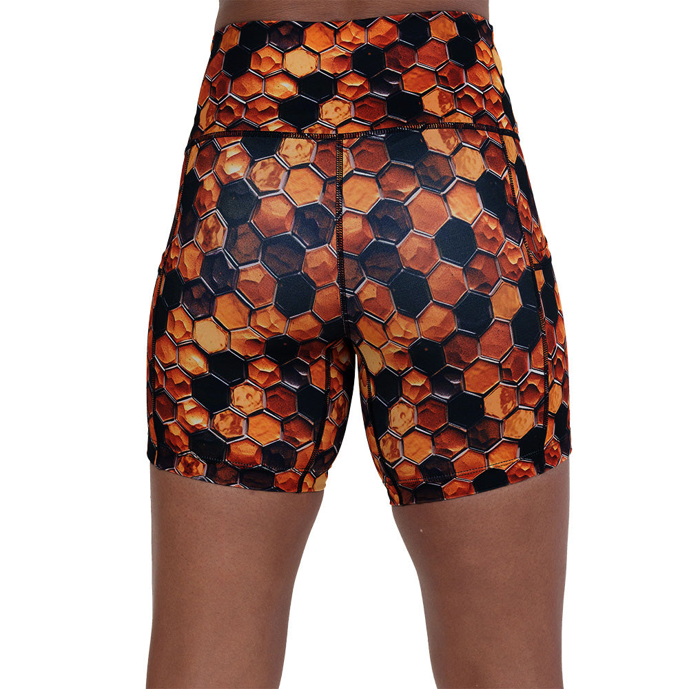 Breathable Honeycomb Pattern Quick-Dry Athletic Shorts for Men & Women - Perfect for Running, Gym & Outdoor Workouts