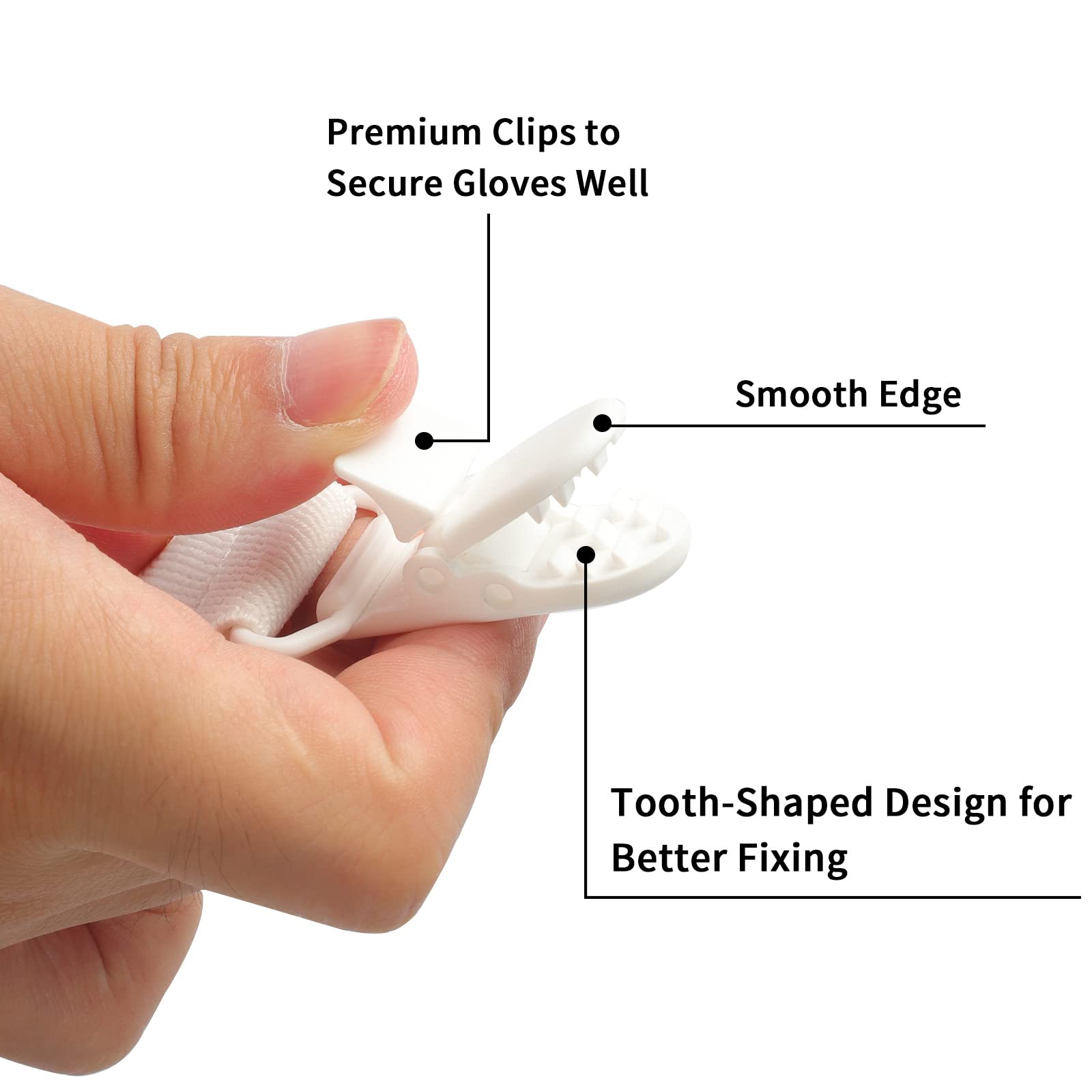 4 Pack Anti-Lost Mitten Clips for Kids & Adults - Winter Hat & Glove Holders with Adjustable Elastic Straps - Perfect for Toddlers, Boys & Girls - Keep Mittens Secure During Outdoor Play, Skiing & Snow Activities