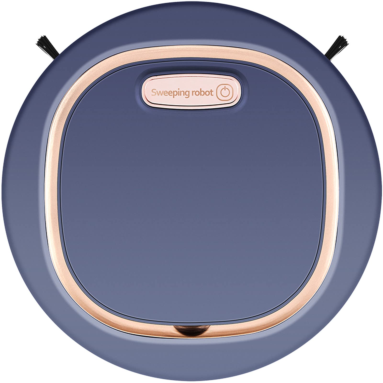 Smart Robot Vacuum Cleaner with Mop Function - USB Rechargeable, Compact & Multifunctional for Hardwood Floors & Carpets - Ideal for Home, Office & Pet Hair Cleaning (Blue)