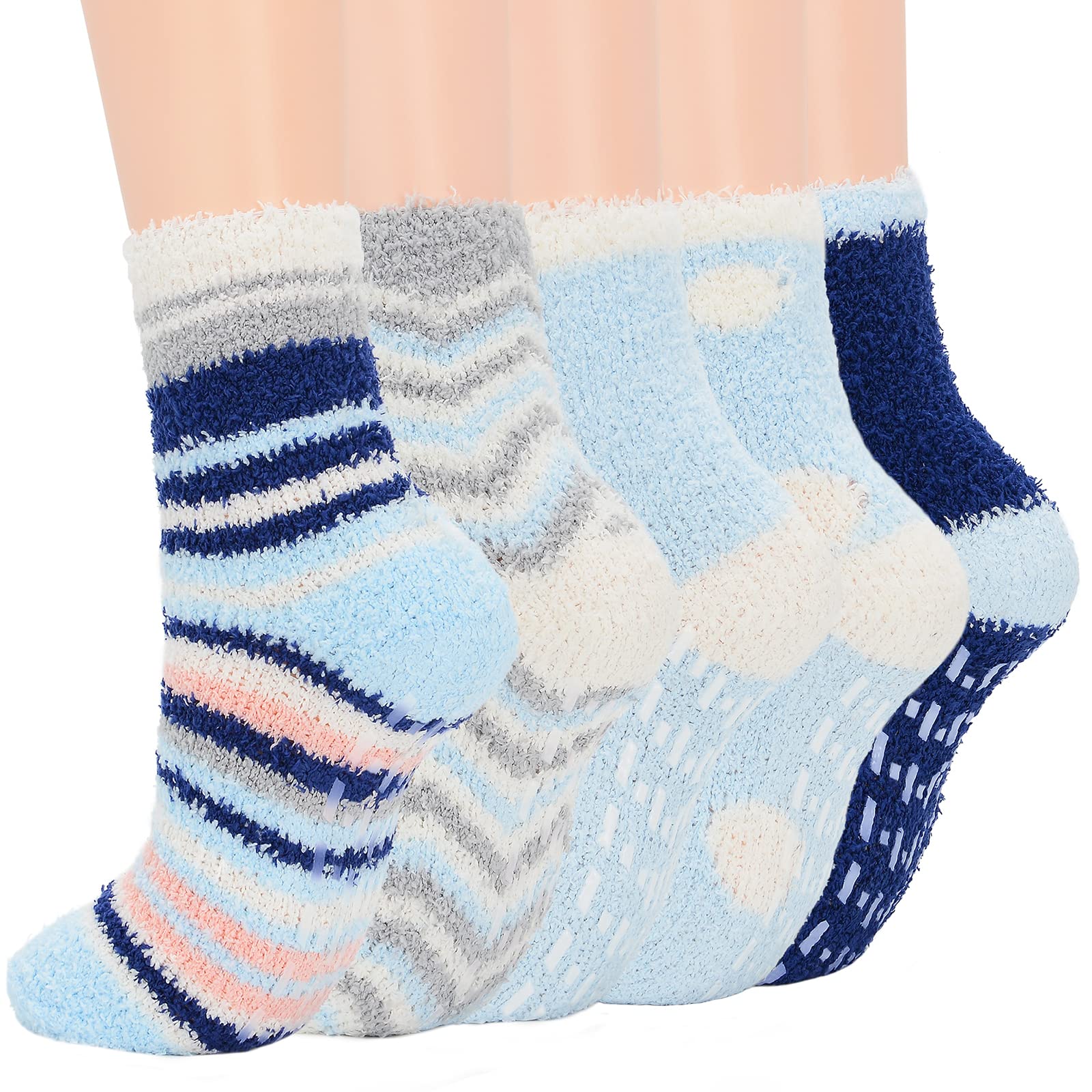 Women's Winter Socks - Ultra Soft Fleece Fuzzy Socks for Sleeping, Athletic & Warm Comfort - Cozy Plush Thermal Socks for Cold Weather, Lounging & Home Wear