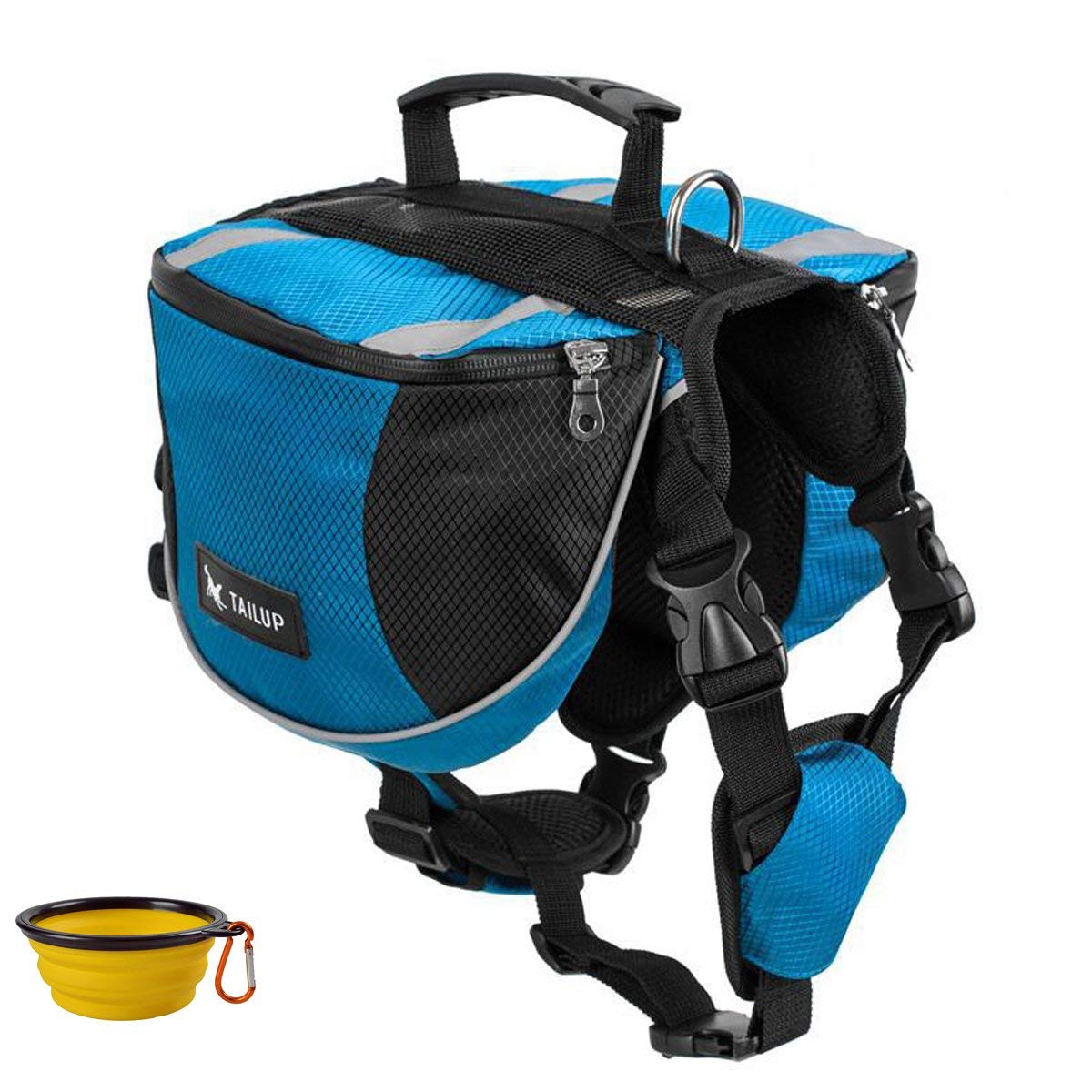 Homiego Dog Saddlebags - Adjustable Hiking Backpack for Small, Medium & Large Dogs - Durable Travel & Camping Gear for Outdoor Adventures with Your Pet