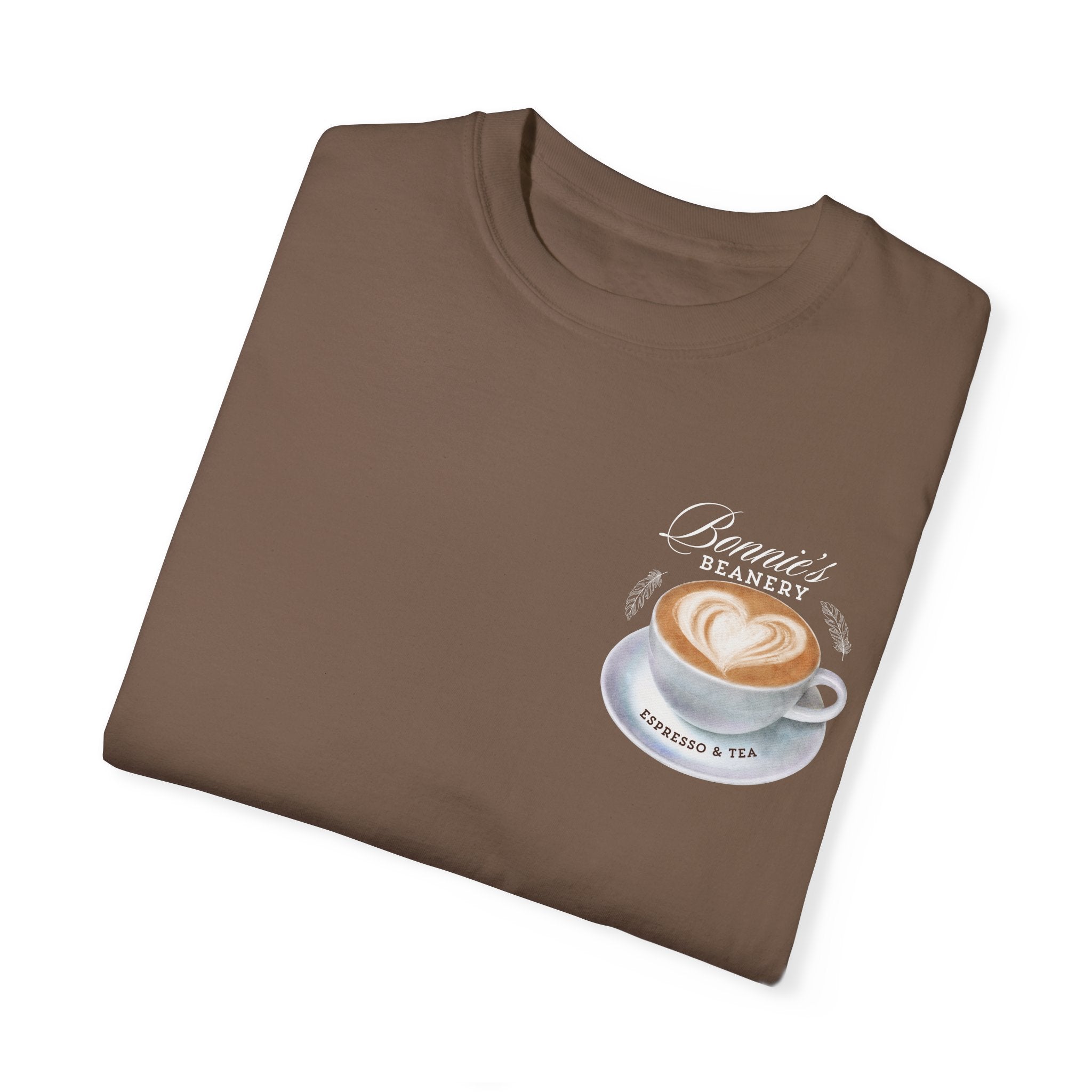 Bonnie's Beanery T-Shirt | Soft Cotton Graphic Tee for Women & Men | Casual Wear for Coffee Lovers & Cafe Outings