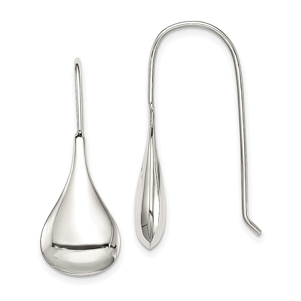 925 Sterling Silver Tear Drop Dangle Earrings for Women - Hypoallergenic Fine Jewelry Gift for Her - Perfect for Weddings, Parties & Everyday Wear