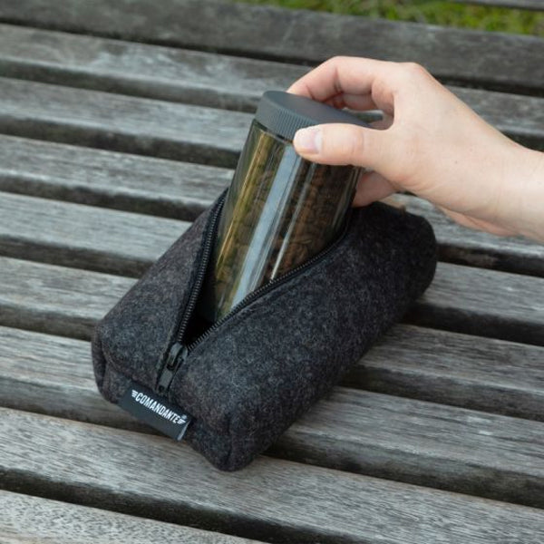 Comandante Premium Leather Tool Pouch - Durable Multi-Pocket Organizer for Electricians, Carpenters & Handymen | Perfect for Work Belt, Construction & DIY Projects
