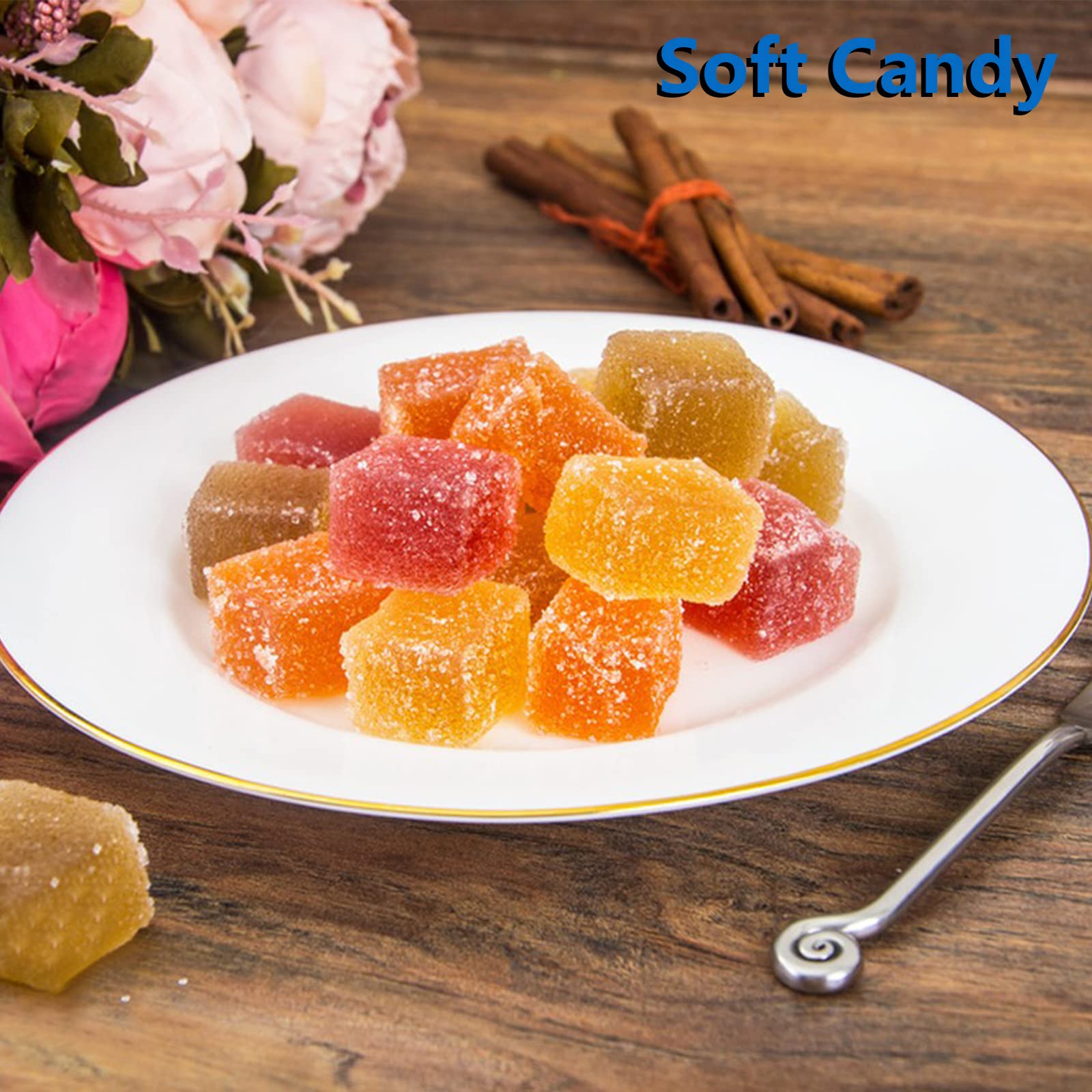 Sakolla 126 Cavities Square Silicone Candy Molds for Chocolate, Hard Candy, Ice Cubes, Caramel - Perfect for Baking, DIY Desserts, Party Favors & Home Decor