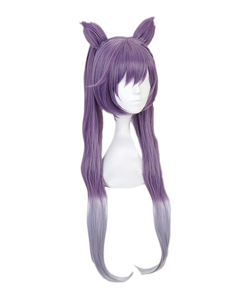 Cosplay.fm Women’s Anime Cosplay Wig with Cat Ears - Long Synthetic Hair Costume Wig for Halloween, Anime Conventions & Cosplay Events