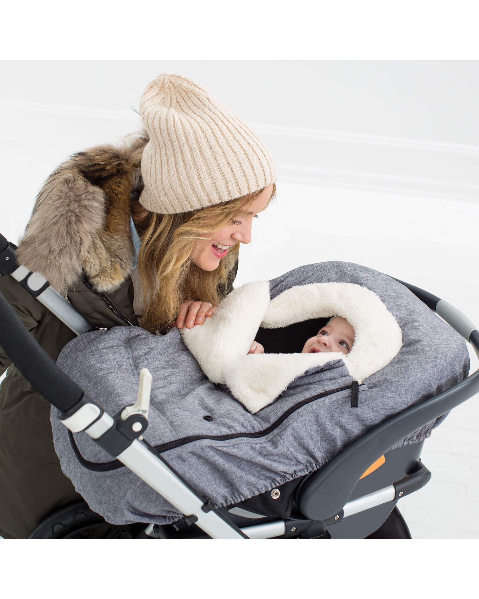 Skip Hop Stroll & Go Car Seat Cover - Waterproof & Universal Fit for Baby Strollers - Perfect for Travel, Shopping & Outdoor Adventures