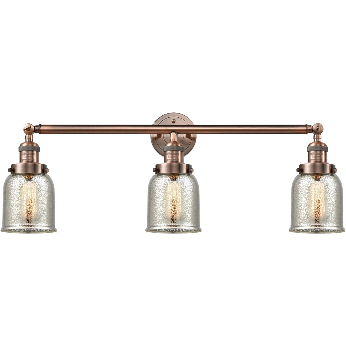 Franklin Restoration Collection 205-AC-G58-LED LED Bathroom Vanity Light in Copper Finish - Modern Lighting Fixture for Bathroom, Powder Room & Dressing Area
