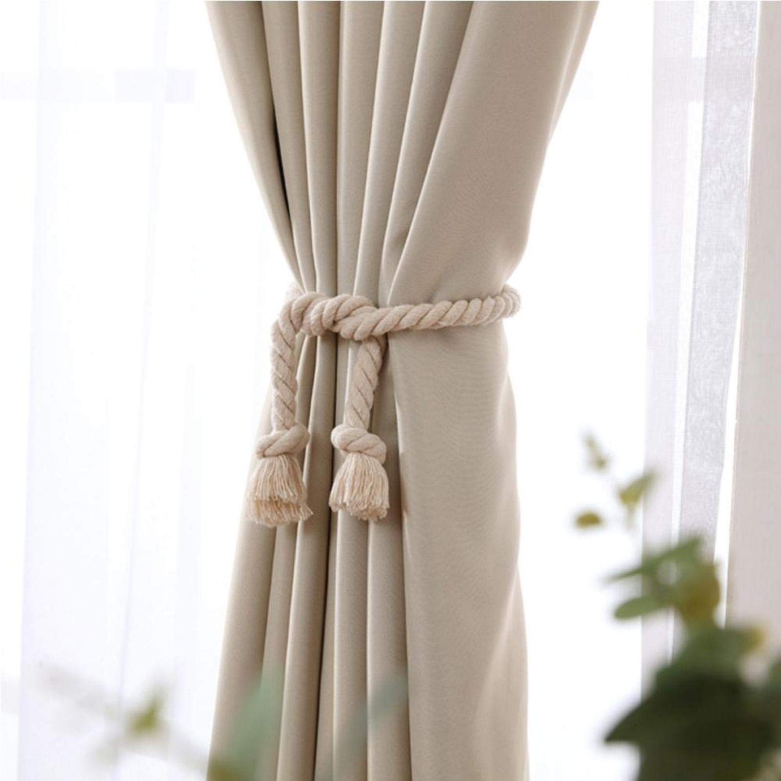 Shipenophy 2-Piece Curtain Set for Bedroom & Living Room - Lightweight, Non-Blackout (66