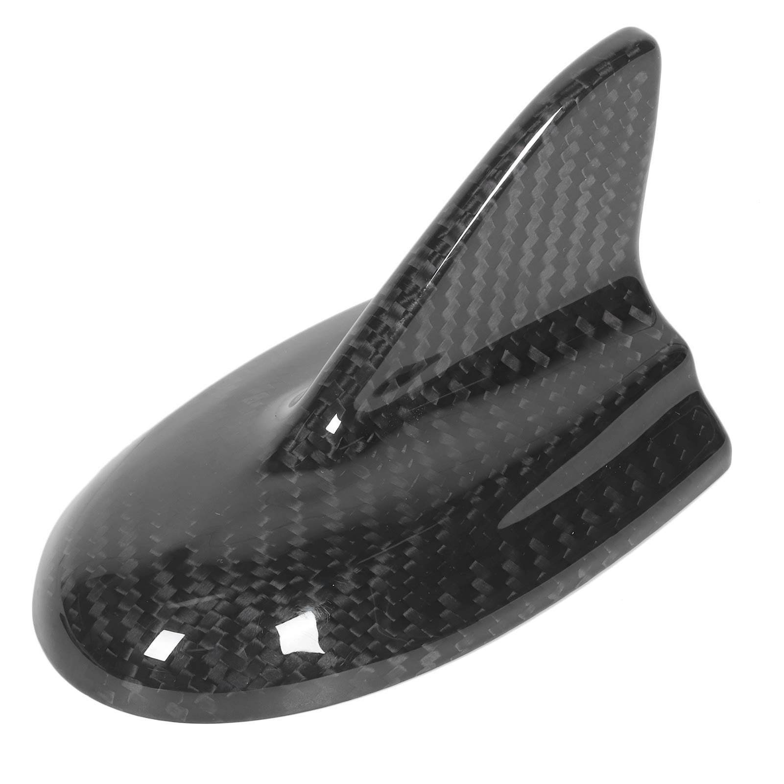 Carbon Fiber Shark Fin Antenna Cover - Universal Fit for 2015+ Cars - Durable Auto Roof Decoration & Replacement Accessory (Perfect for Sedans, SUVs & Trucks)
