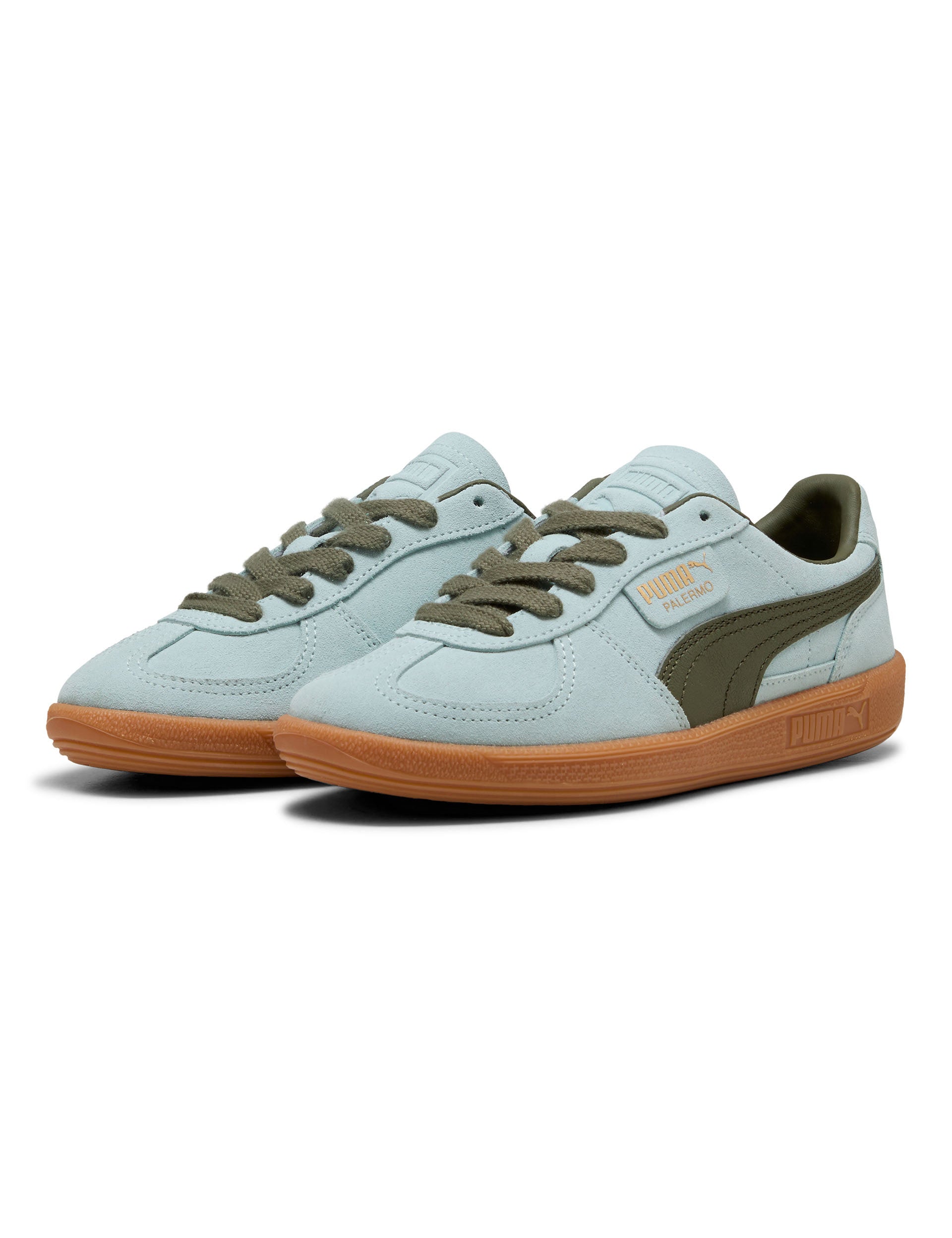 Palermo Sneakers for Men & Women - Comfortable Casual Shoes in Peaceful Blue & Loden Green | Perfect for Walking, Travel & Everyday Wear