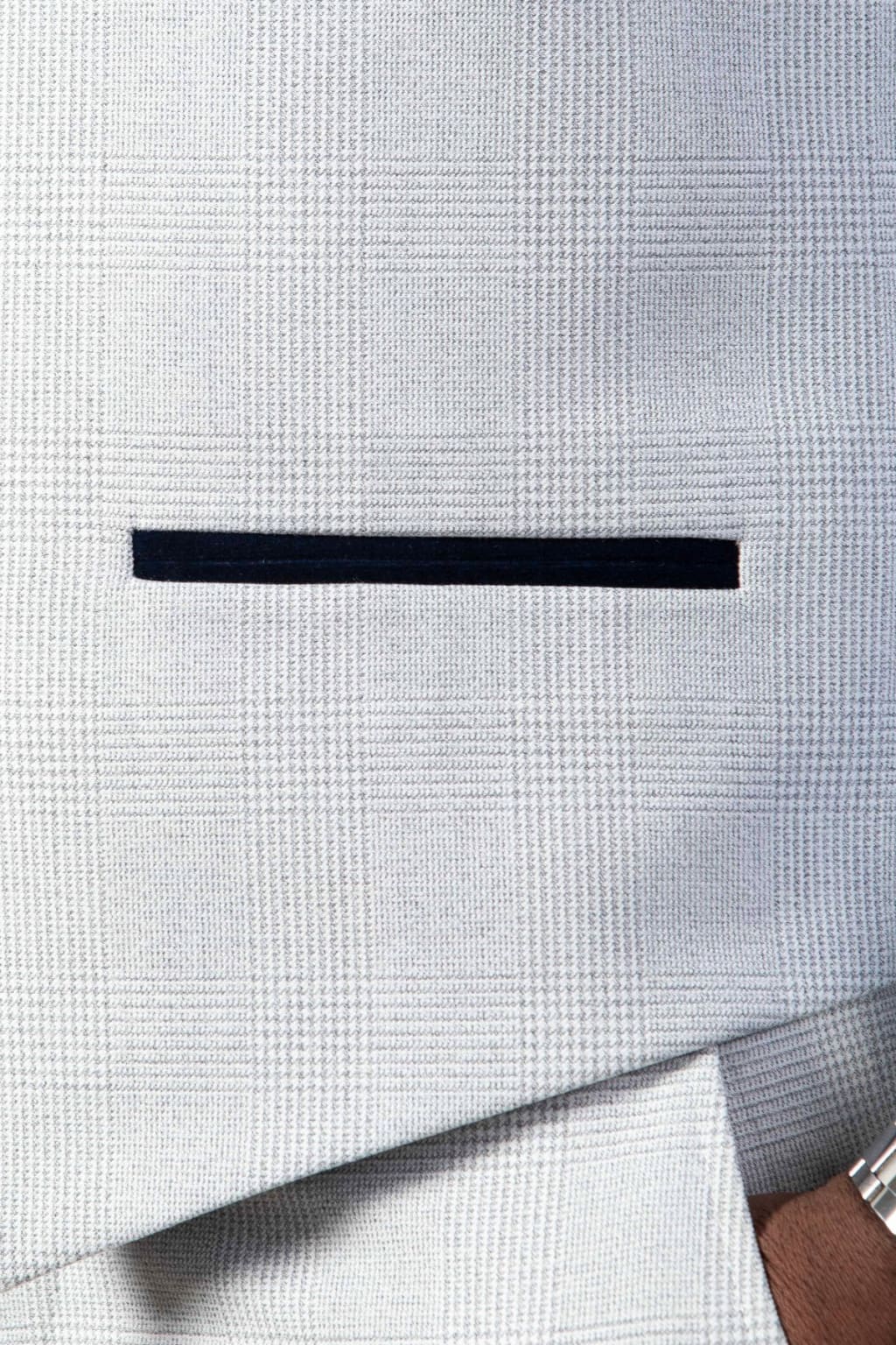 Marc Darcy Bromley Grey Stone Single Breasted Check Waistcoat for Men - Formal & Business Attire - Perfect for Weddings, Office Wear & Special Occasions