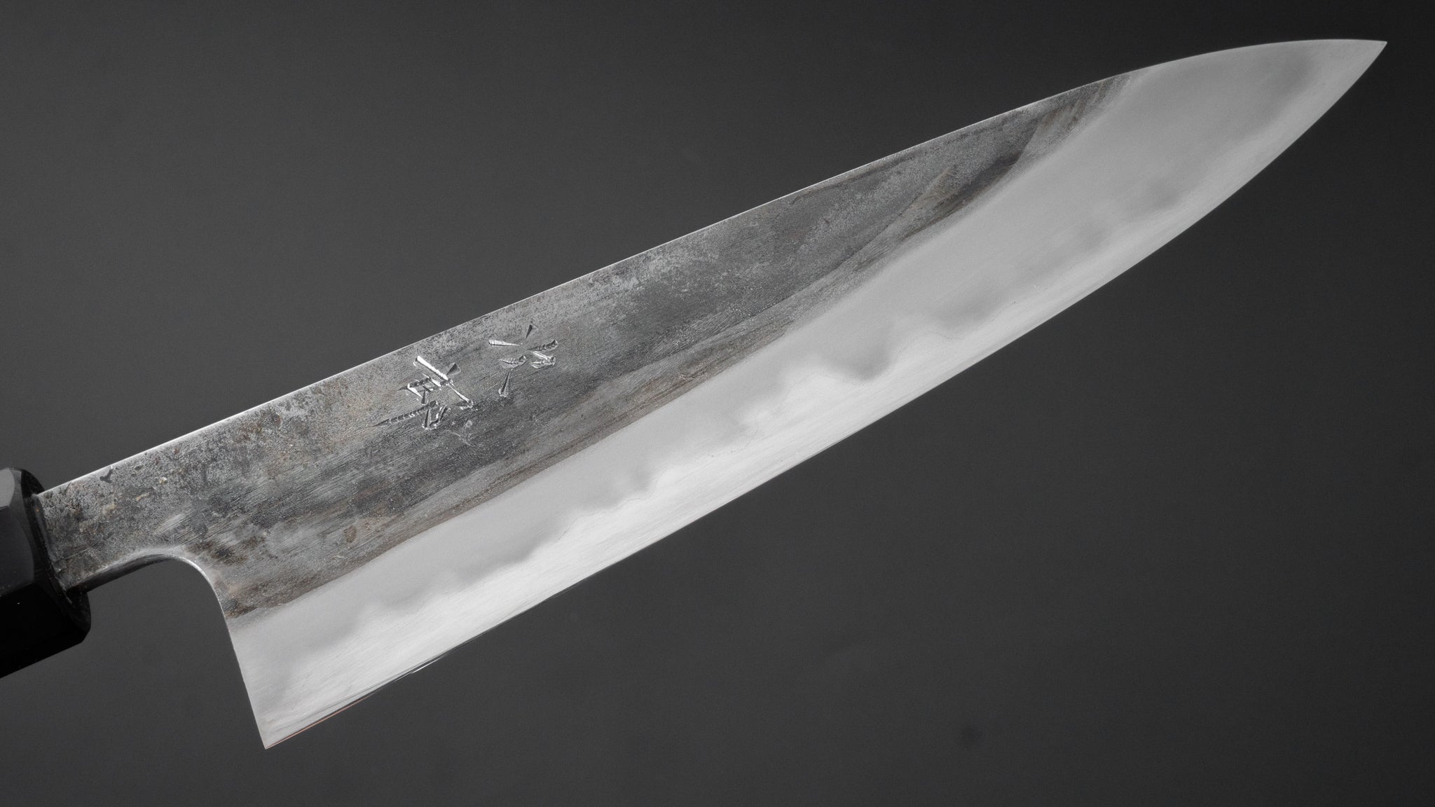 Jiro Tsuchime Petty Knife 180mm - Japanese High Carbon Steel Blade with Taihei Tagayasan Handle (#380) - Perfect for Slicing, Dicing & Precision Kitchen Tasks