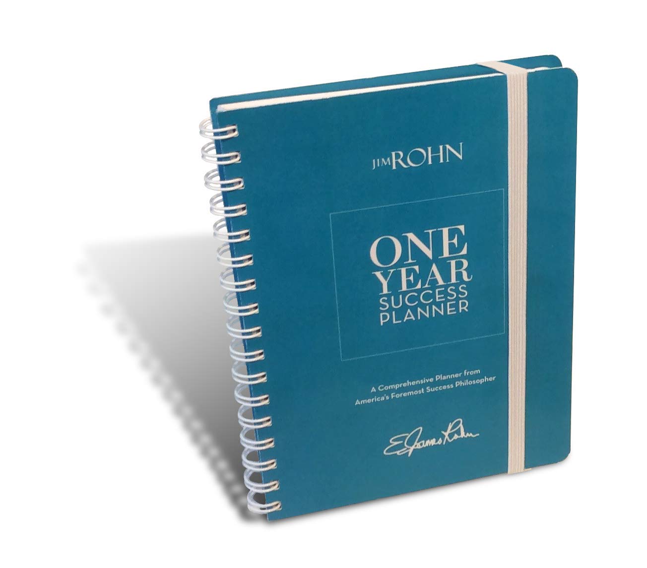Jim Rohn One-Year Success Planner - Daily, Weekly & Monthly Goal Setting Journal for Personal Growth & Productivity - Perfect for Entrepreneurs, Students & Professionals