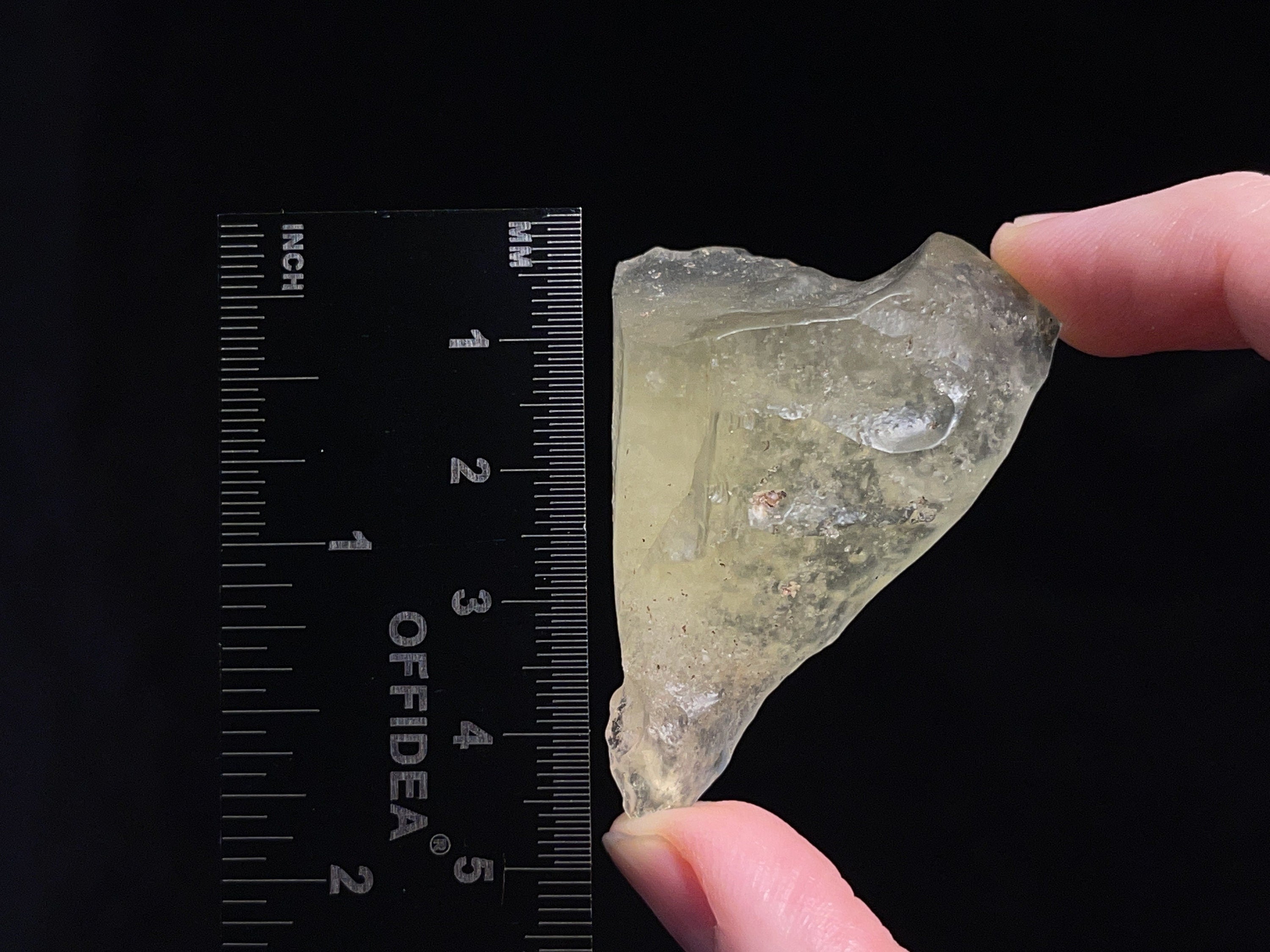 Libyan Desert Glass Raw Crystal - Rare 2A Grade 23g for Metaphysical Healing, Chakra Balancing & Energy Work | Authentic Natural Stone for Meditation, Jewelry Making & Spiritual Gifts