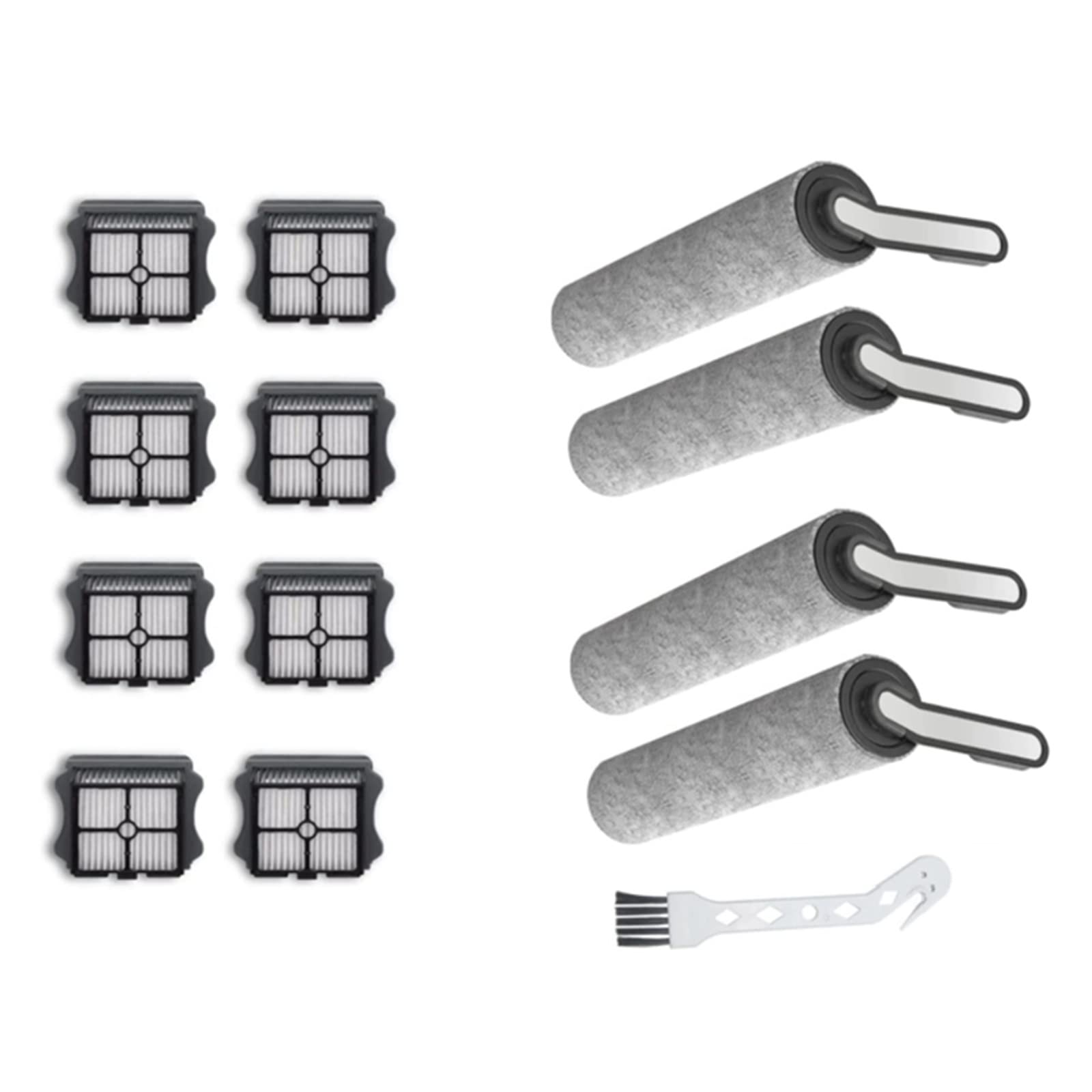 UVIYO Replacement Brush Rollers & HEPA Filters for Tineco Floor ONE S5 Cordless Wet Dry Vacuum Cleaner - Compatible Accessories for Deep Cleaning Hardwood Floors & Pet Hair Removal