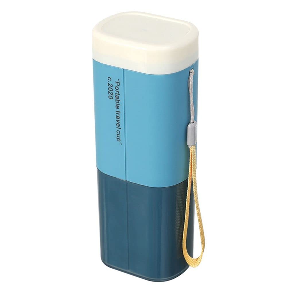 Portable Outdoor Camping Toothbrush Holder & Toothpaste Organizer - Travel Storage Case for Bathroom, Vanity, RV & Backpacking (Blue) | Compact & Lightweight for Hiking, Camping & Home Use