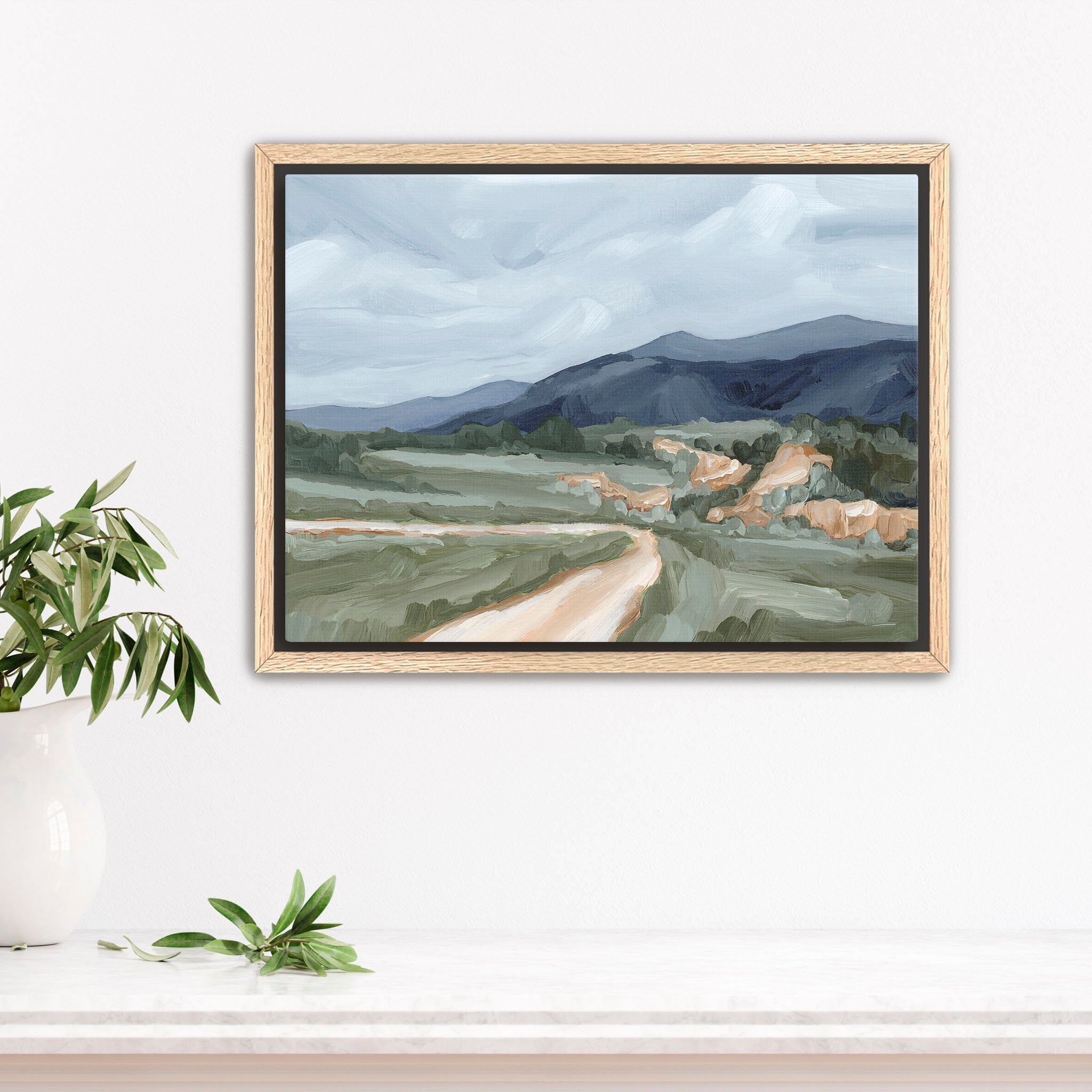 April Canyon Wall Art Print - Stunning Landscape Painting for Home & Office Decor - Perfect for Living Room, Bedroom, or Office Space