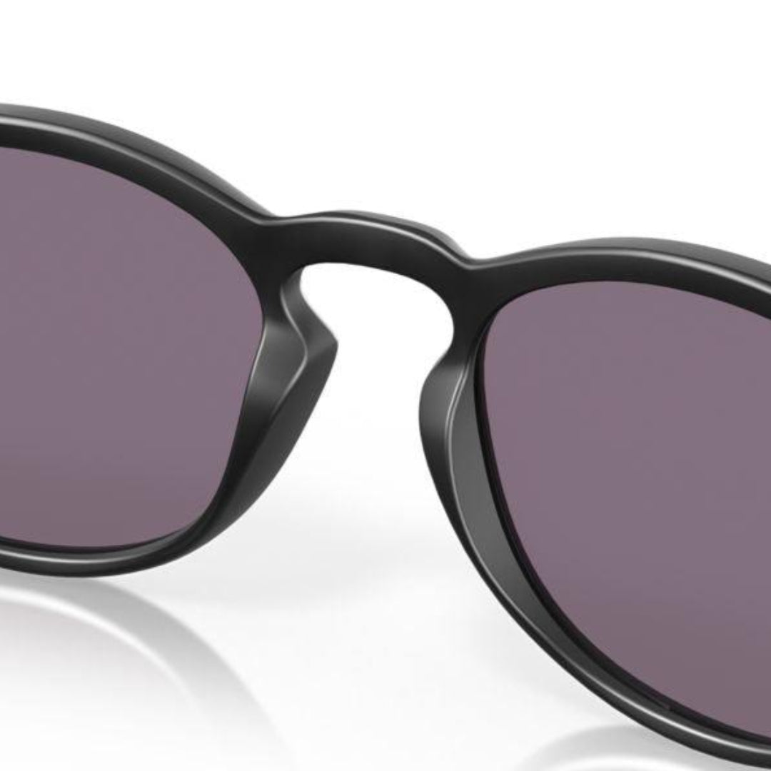 Oakley Pitchman R Sunglasses - Satin Black Frame with Prizm Grey Lenses (Model 0OO9439 943901) | Polarized Sports & Outdoor Shades for Running, Cycling & Driving