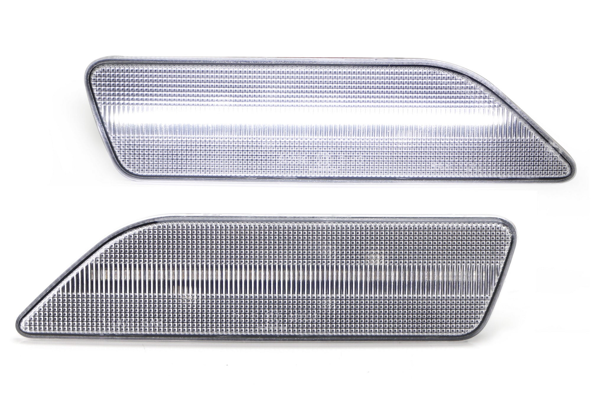 06-11 Mercedes CLS Clear LED Side Marker Lights - White Full LED Strip for Front Bumper - Upgrade Your Car's Style & Visibility (Perfect for Night Driving & Custom Car Mods)
