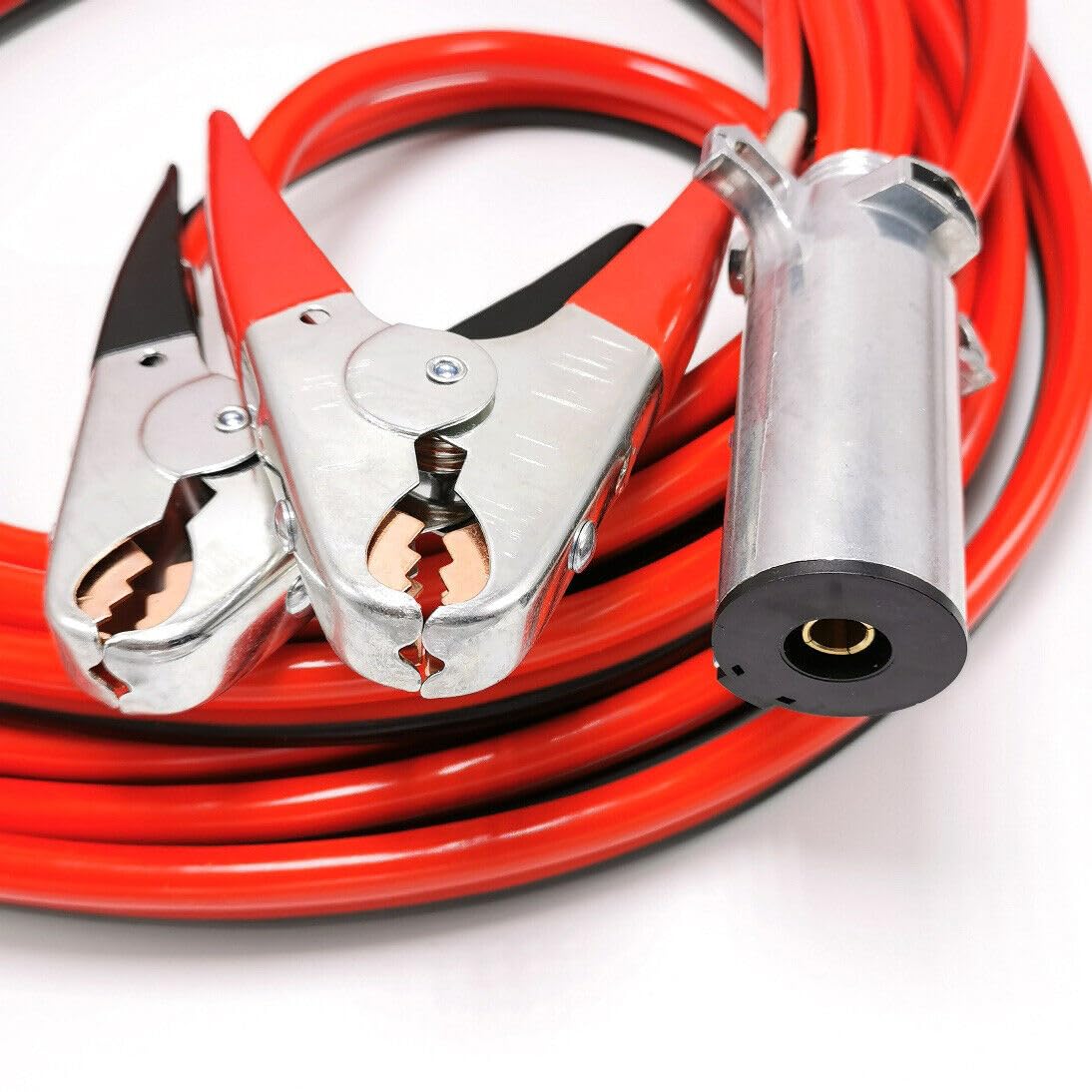 Piper Aircraft Jumper Cables 25ft - 1 Gauge Heavy Duty Booster Cables with Single Pin Plug for Aircraft Jump Starting - Perfect for Emergency Aircraft Battery Boosting in Hangars or Runways