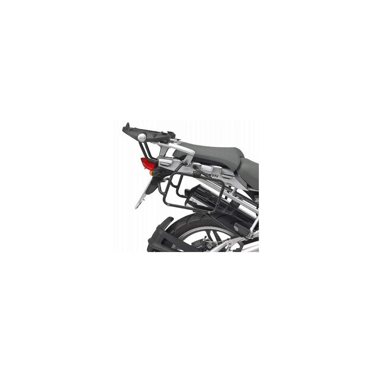 GIVI PL684 Tubular Side Case Holder for Motorcycles - Durable Aluminum Luggage Rack for Adventure & Touring Bikes - Perfect for Long-Distance Travel & Storage Accessories